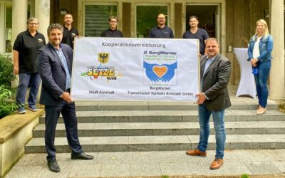 BorgWarner und Kinder- und Jugendtreff auf der Setze starten Kooperation