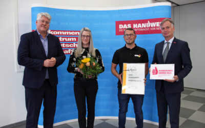 Zukunftssichere Karriereperspektiven für junge Menschen – Handwerkskammer Erfurt verleiht Ausbildungs-Award 2021