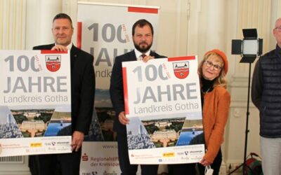 Landkreis Gotha feiert 2022 100. Jubiläum und stimmt sich bereits jetzt auf den runden Geburtstag ein
