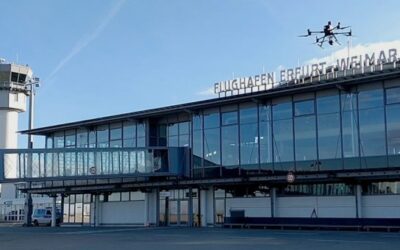 Drohnenflug ermöglicht digitales Flughafenvorfeld als Basis für autonome Servicefahrzeuge