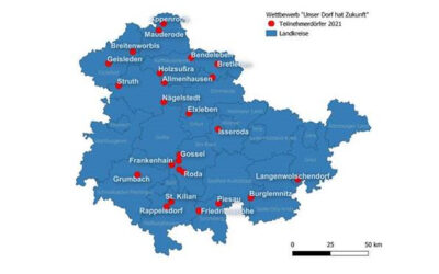 Regionalsieger im Wettbewerb „Unser Dorf hat Zukunft“ ausgezeichnet – 1. Platz nach Geratal/OT Frankenhain