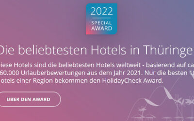 HolidayCheck kürt Thüringer Gastgeber – Friedrichrodaer Hotel vorn dabei