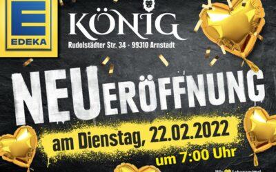 EDEKA König in Arnstadt – angenehm shoppen statt Brache