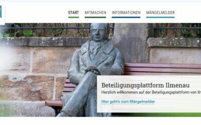 Moderne Beteiligungsplattform der Stadt Ilmenau geht am 1. Februar 2022 online