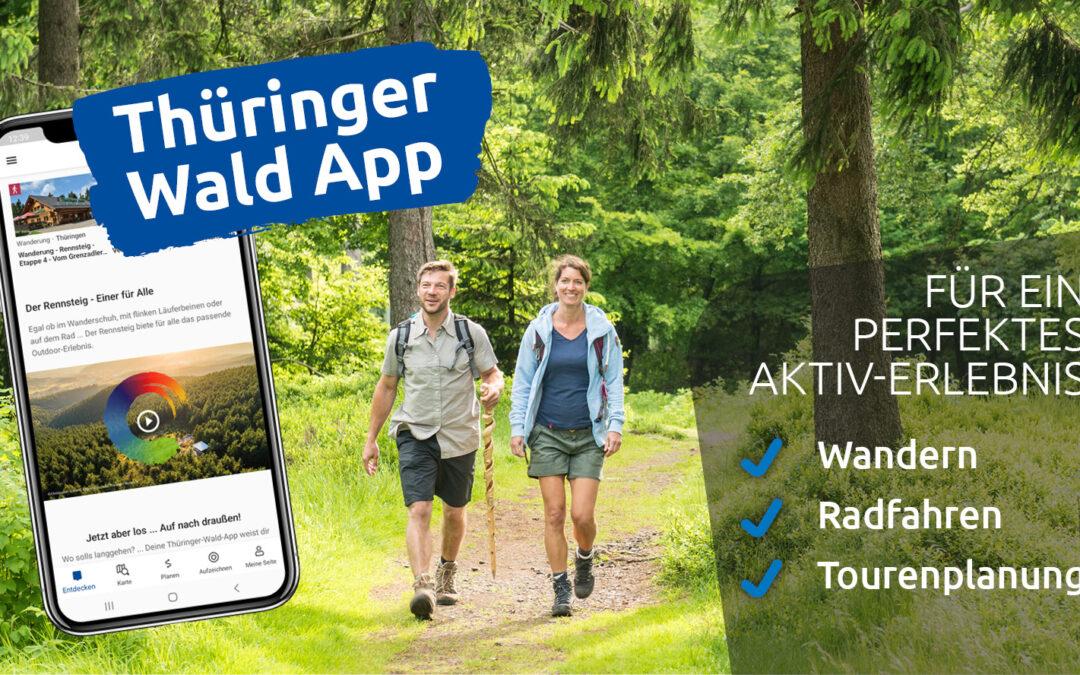 Mit dem Smartphone den Thüringer Wald entdecken – Die neue Thüringer Wald App als digitaler Reisebegleiter für unterwegs