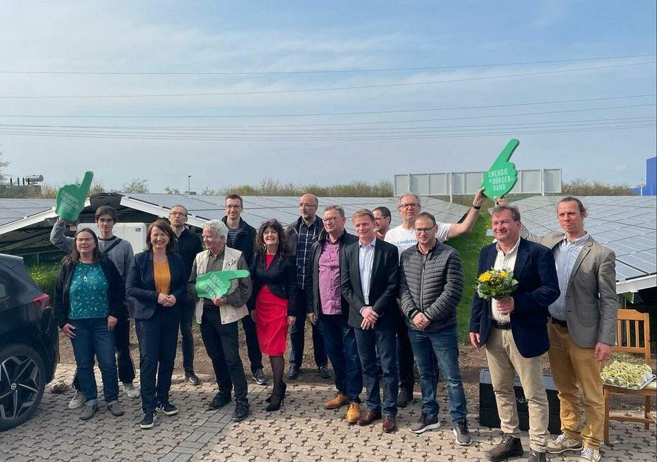 Energiewende: Energieministerin Siegesmund beim Start für Bürger-Solaranlage in Arnstadt | Bürgerenergie-Fonds kommt