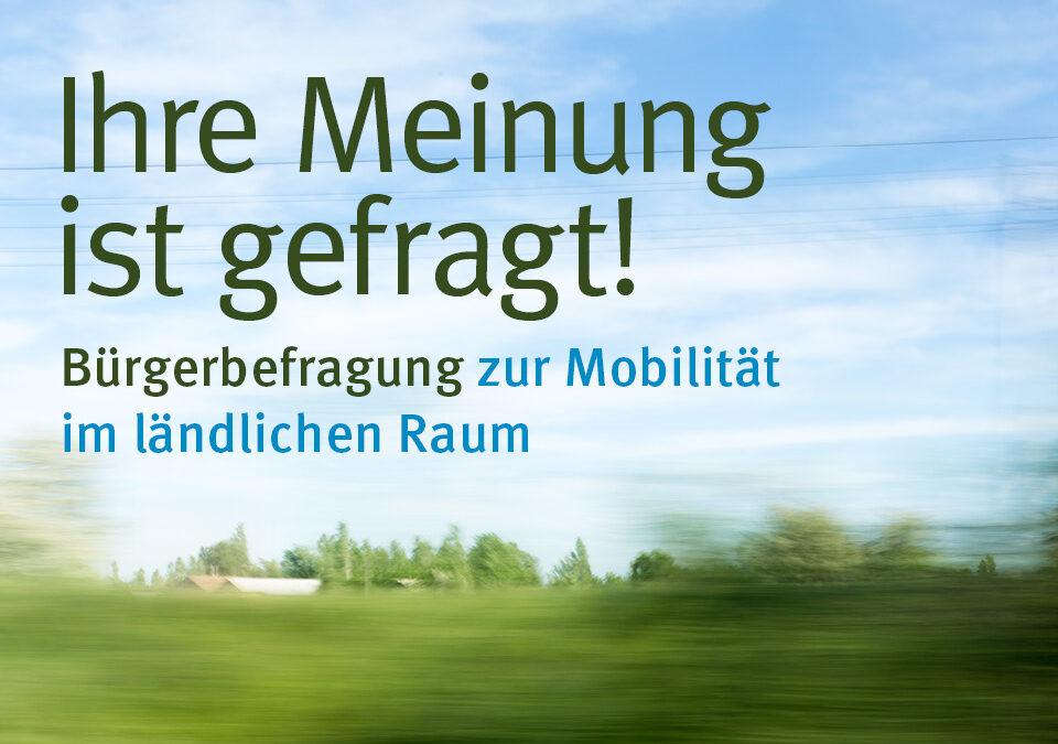 Tourbus zur Online-Bürgerbefragung „Mobilität im ländlichen Raum“ in der kommenden Woche im Ilm-Kreis unterwegs