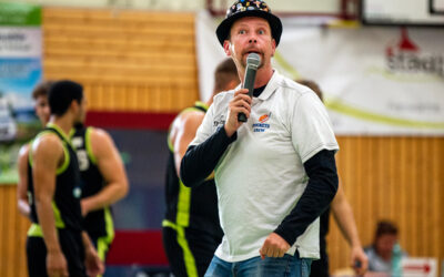 Mittler zwischen Spiel und Publikum – bei 348 Mitgliedern bei Basketball in Gotha (BiG) hat der Hallensprecher viel zu tun