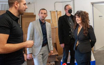 Kleines Unternehmen mit beachtlichem Leistungsspektrum: Firmenbesuch bei der Leuchtwert Service GmbH im Amt Wachsenburg