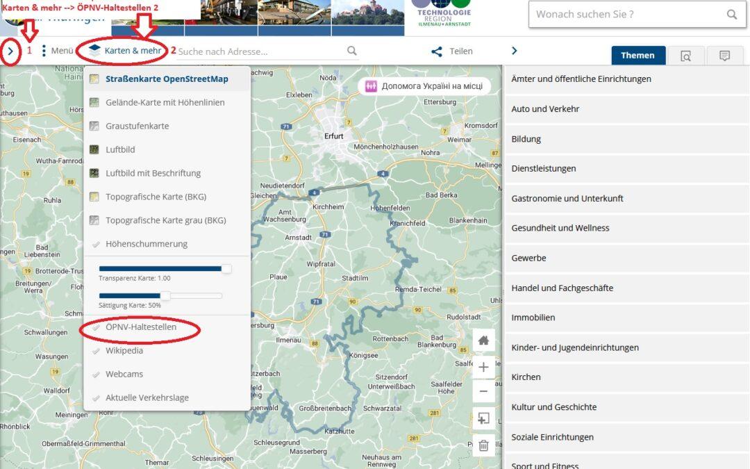 Routenplanung Von T r Zu T r Standortinformationssystem Des Ilm 