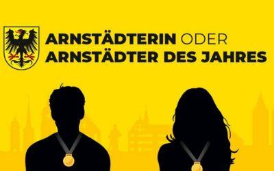 Arnstädterin oder Arnstädter des Jahres gesucht!