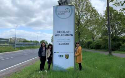 Einheitliches Design für Pylonen des Thüringer Bogens in Ilmenau