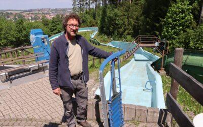 Sommerrodelbahn in Ilmenau vor dem Start in die neue Saison