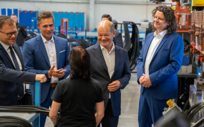 Bundeskanzler besuchte die SEALABLE Solutions GmbH während seiner Sommertour