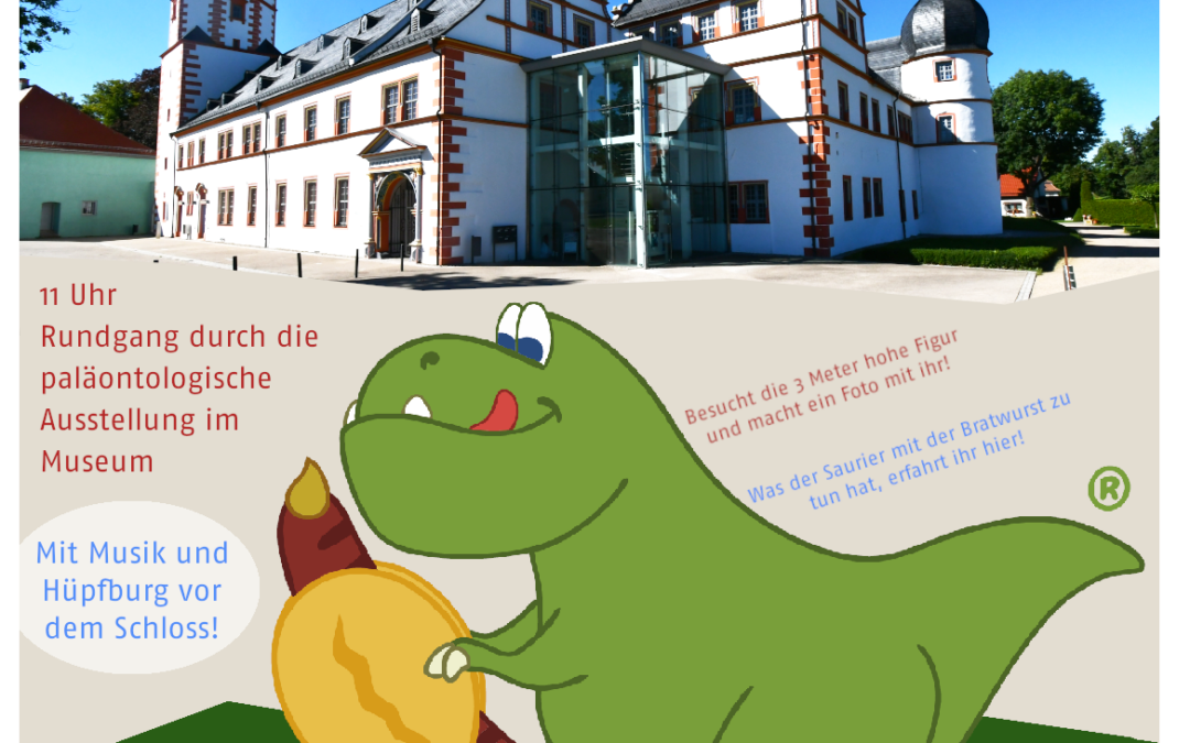 Der Bratwurst-Saurier kommt am 22. September ins Schloss Ehrenstein nach Ohrdruf