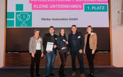 Häcker Automation gewinnt 1. Platz beim SCHULEWIRTSCHAFT-Preis Deutschland