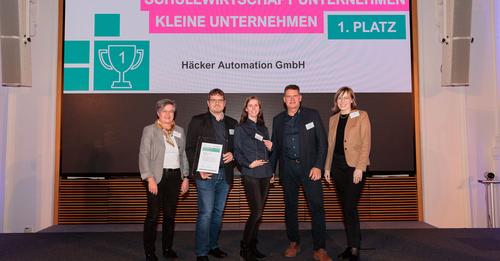 Häcker Automation gewinnt 1. Platz beim SCHULEWIRTSCHAFT-Preis Deutschland