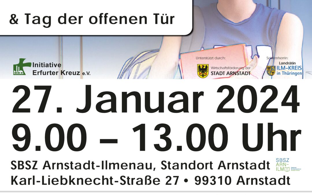 Berufe mit Zukunft – 14. Berufsinformationsmesse am Erfurter Kreuz und Tag der offenen Tür im Berufsschulzentrum Arnstadt