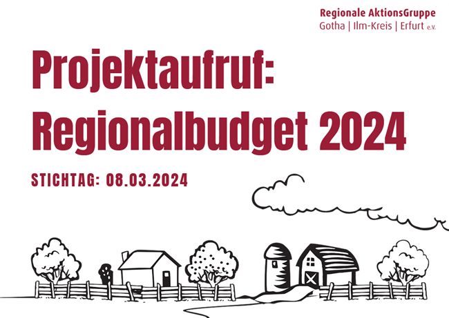 Projektaufruf Regionalbudget 2024: Jetzt Kleinprojekte mit bis zu 80 % fördern lassen!