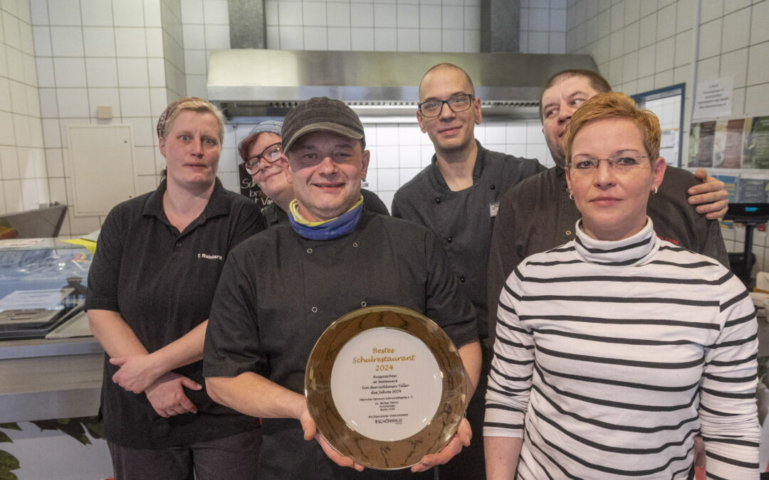 Auszeichnung „Goldener Teller“ geht an Küchenteam der Schulverpflegung in Bad Tabarz