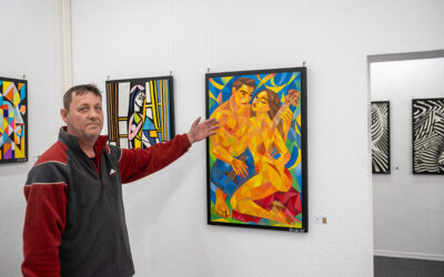 Eine ungewöhnliche Mischung: Kunst und Ofen-Charme locken Besucher zum Museumsfest