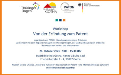 Von der Erfindung zum Patent: Workshop in Gotha gibt Einblicke in die Arbeit des Deutschen Patent- und Markenamtes